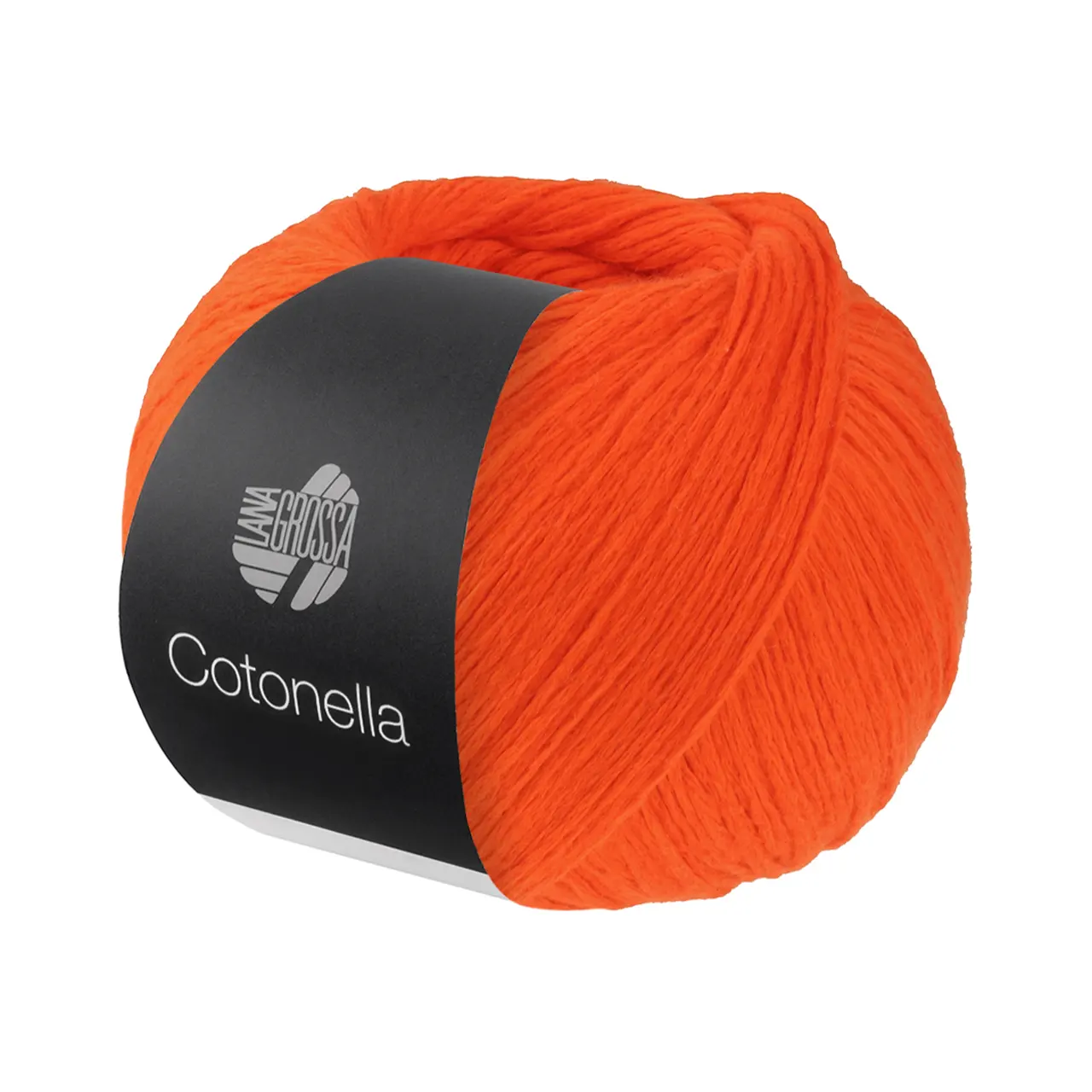 Cotonella Uni 212 Neonrot von Lana Grossa. Weiches Kettengarn aus unmercerisierter Pima Baumwolle