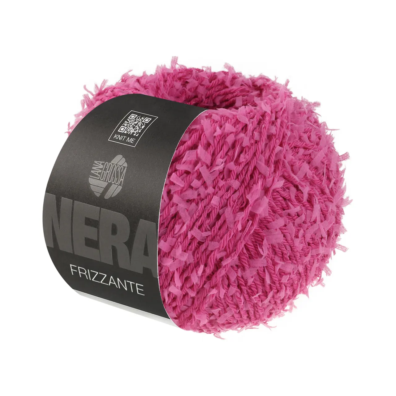 Frizzante 14 Fuchsia von Lana Grossa. Ein lebendiges Garn mit außergewöhnlicher Struktur das Strickprojekten Dynamik und Ausdruck verleiht.