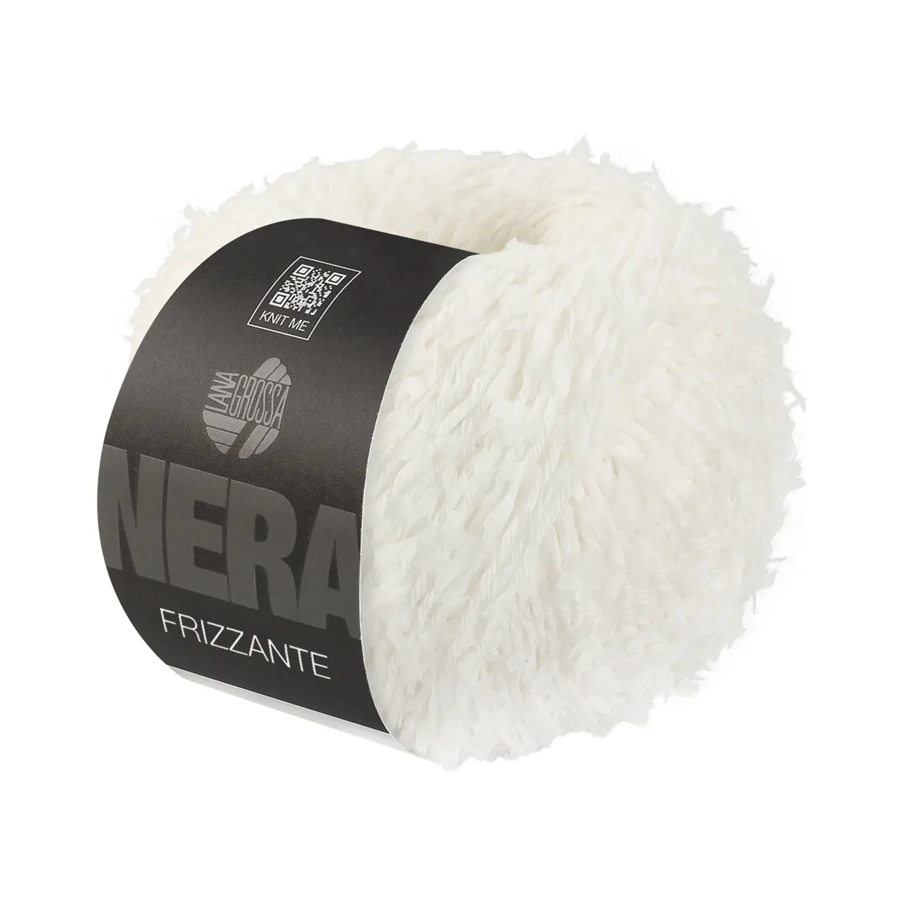 Frizzante 16 Weiß von Lana Grossa. Ein lebendiges Garn mit außergewöhnlicher Struktur das Strickprojekten Dynamik und Ausdruck verleiht.