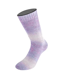 Meilenweit 100 Woolycell Duo <br>6003&nbsp;Blaulila/<wbr>/<wbr>Rosa/<wbr>Creme