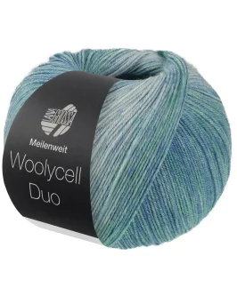 Meilenweit 100 Woolycell Duo <br>6006&nbsp;Türkisblau/<wbr>-Grün/<wbr>Helltürkis