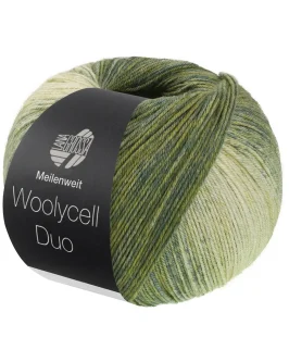 Meilenweit 100 Woolycell Duo <br>6008&nbsp;Oliv-/<wbr>Graugrün/<wbr>Graubeige
