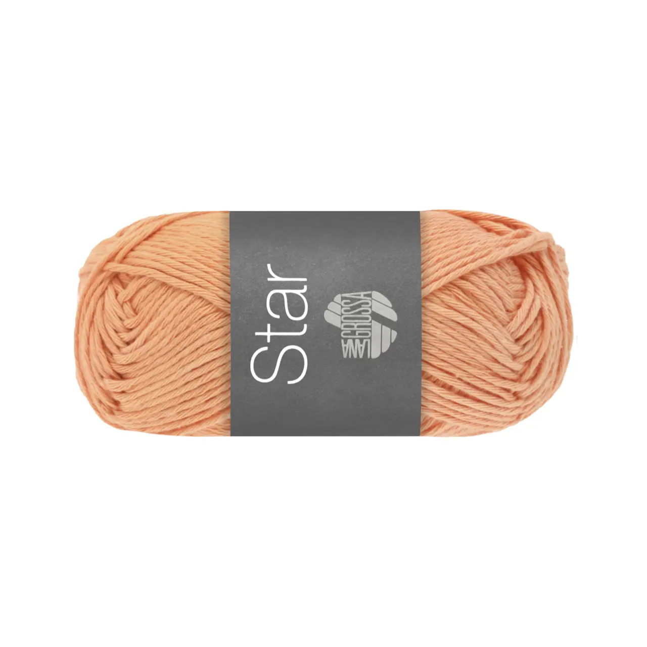 Star Uni 125 Apricot von Lana Grossa. Topflappen-Baumwolle