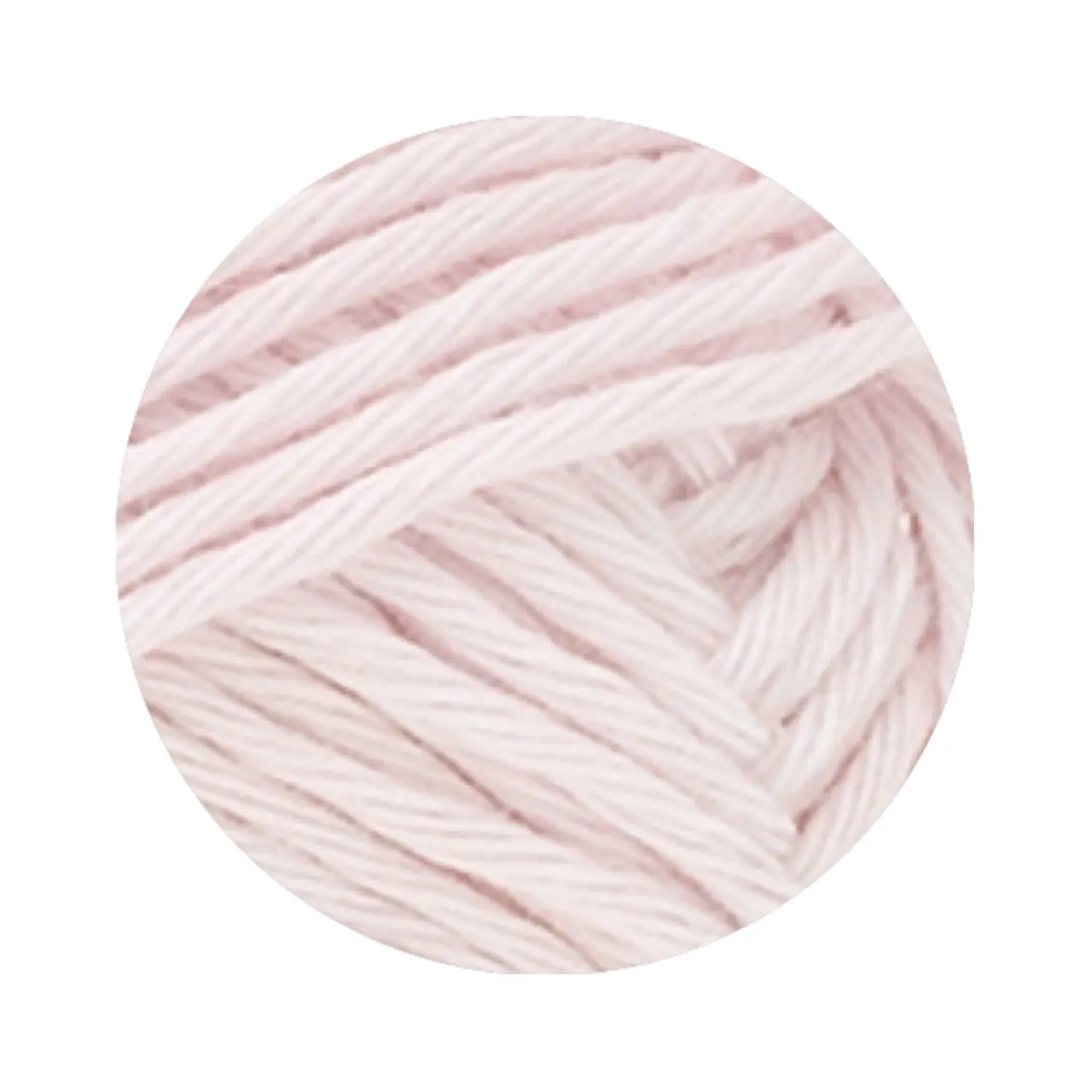 Star Uni 127 Blassrosa von Lana Grossa. Topflappen-Baumwolle