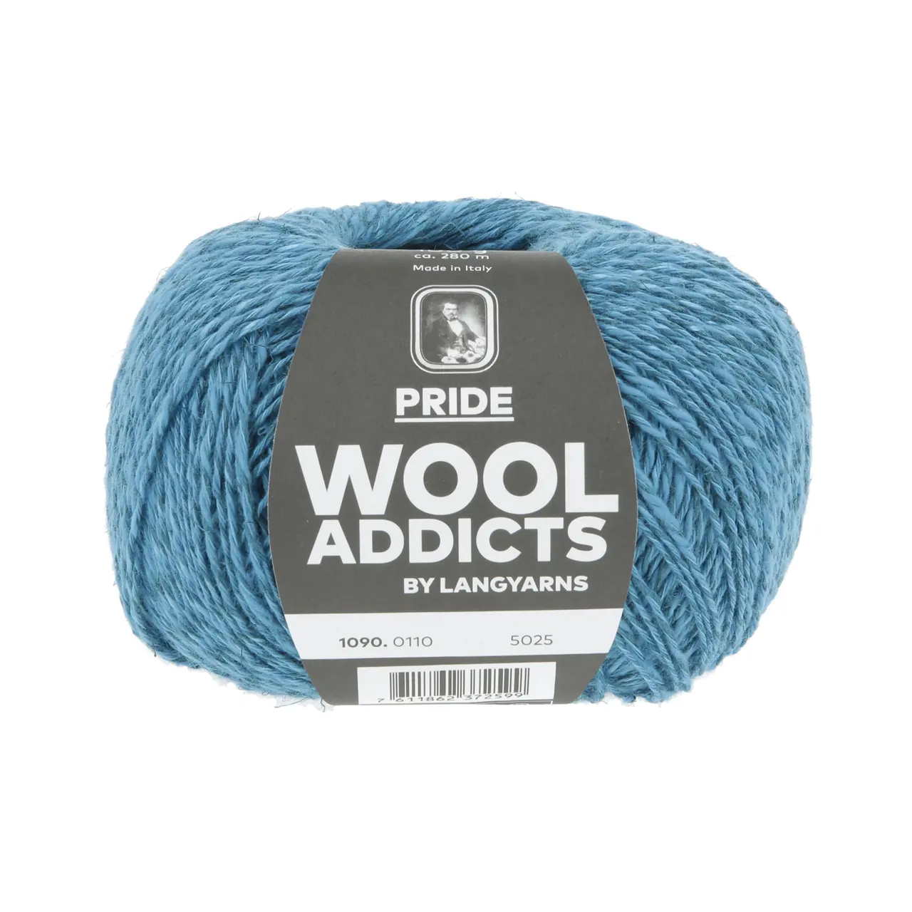 Pride 110 Lagoon von Lang Yarns. Pride is a beautiful yarn made of linen cotton and just a small percentage of viscose. The composition is not only breath-taking but it’s also a breathable material. This is a yarn you might wish to spend a lifetime with…