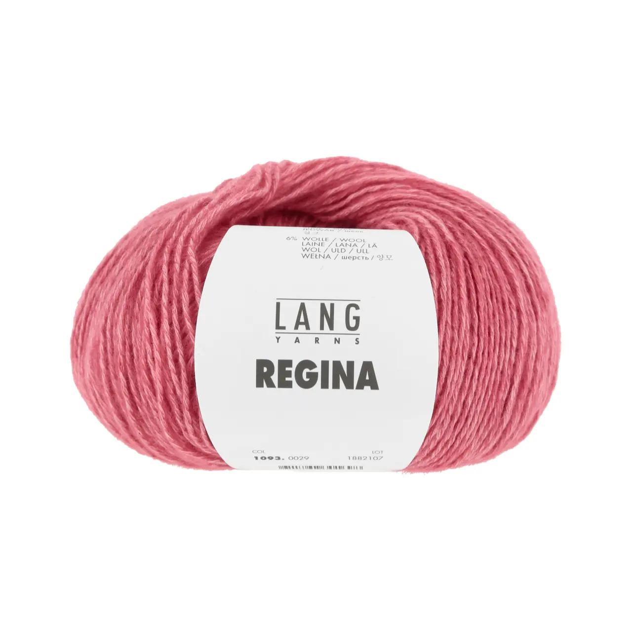 Regina 29 Melone von Lang Yarns. Ein Garn mit wunderschönem Glanz und Gefühl das das Beste aus allen Welten in sich vereint. Es besteht aus Seide Baby-Alpaka Baumwolle und einem kleinen Anteil an Wolle. Dieses Garn ist atmungsaktiv bietet aber genug Wärme für kühle Frühlingstage. Die Farben sind lebendig und dank der breiten Farbpalette kann jeder mühelos seine Lieblingsauswahl treffen.