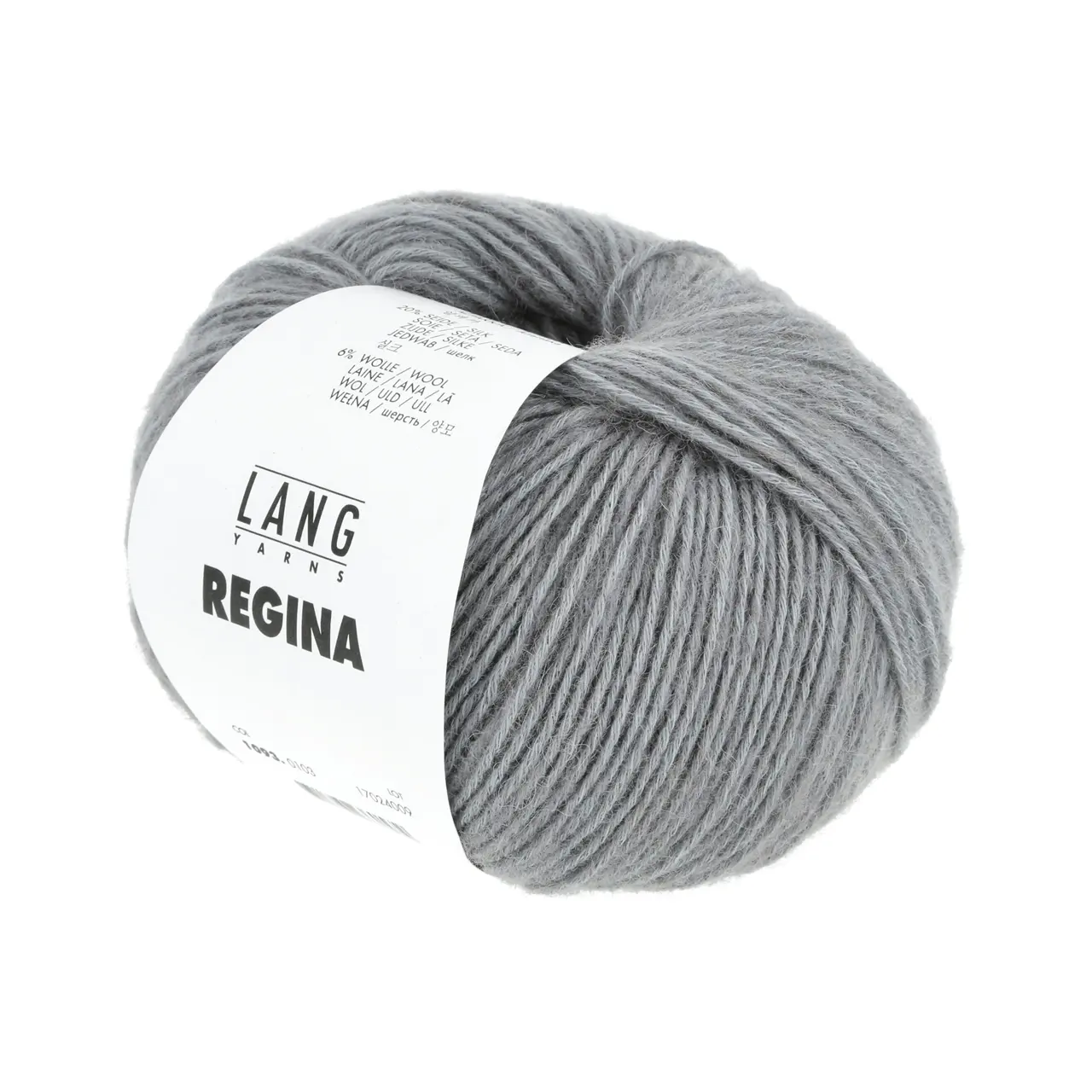 Regina 103 Mausgrau von Lang Yarns. Ein Garn mit wunderschönem Glanz und Gefühl das das Beste aus allen Welten in sich vereint. Es besteht aus Seide Baby-Alpaka Baumwolle und einem kleinen Anteil an Wolle. Dieses Garn ist atmungsaktiv bietet aber genug Wärme für kühle Frühlingstage. Die Farben sind lebendig und dank der breiten Farbpalette kann jeder mühelos seine Lieblingsauswahl treffen.