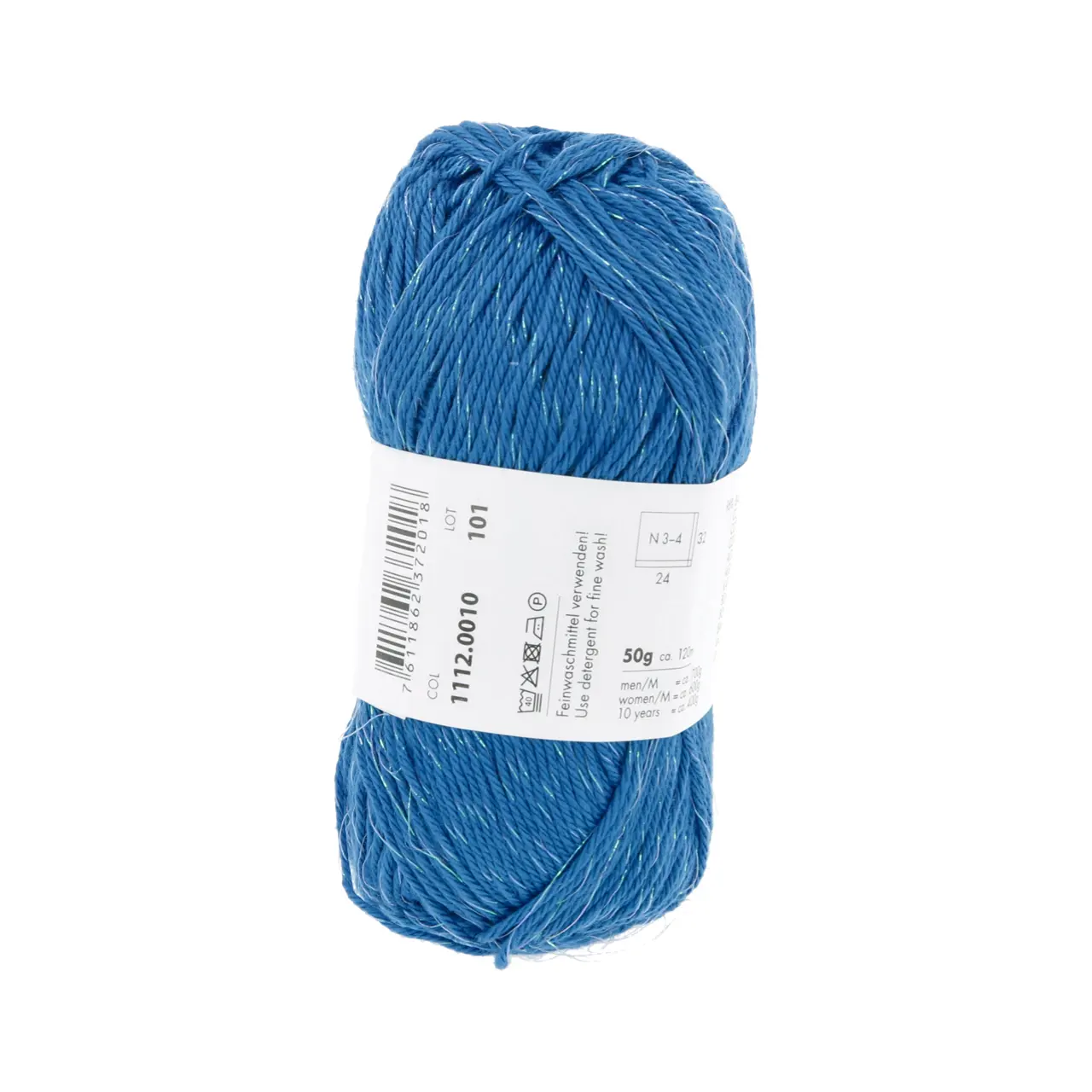 Quattro Lamé 10 Lapislazuli von Lang Yarns. Dieses Garn eignet sich perfekt für die Herstellung von Sommeraccessoires aber auch für Kinderkleidung da es sehr leicht zu waschen ist. Es ist ein mercerisiertes Garn das ihm einen schönen Glanz verleiht. Es ist ein strapazierfähiges Garn mit einer großen Farbpalette und vielen Metern pro Knäuel so dass Sie mit Vergnügen häkeln oder stricken können. Der wunderschöne Glitzerfaden sorgt für die schillerndsten Kreationen.