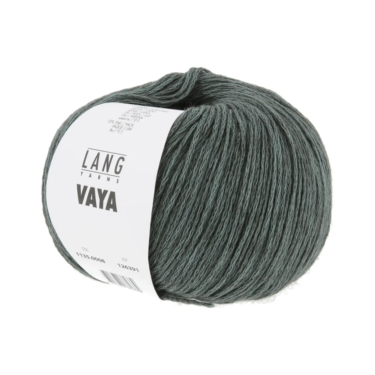 Vaya 8 Graugrün von Lang Yarns. Eine Portion Sommer ein bisschen Winter und eine Prise Luxus – In VAYA haben wir das Beste von allem was wir am Stricken und Häkeln lieben in einem Wollknäuel vereint. Verarbeiten Sie dieses luftige Garn aus Baumwolle Merino und Yak zu den perfekten Kleidungsstücken für die Zwischensaison welche Sie hegen und pflegen werden. Damit die Farbe schön und gleichmäßig wird empfehlen wir mit zwei Wollknäueln abwechselnd zu arbeiten.