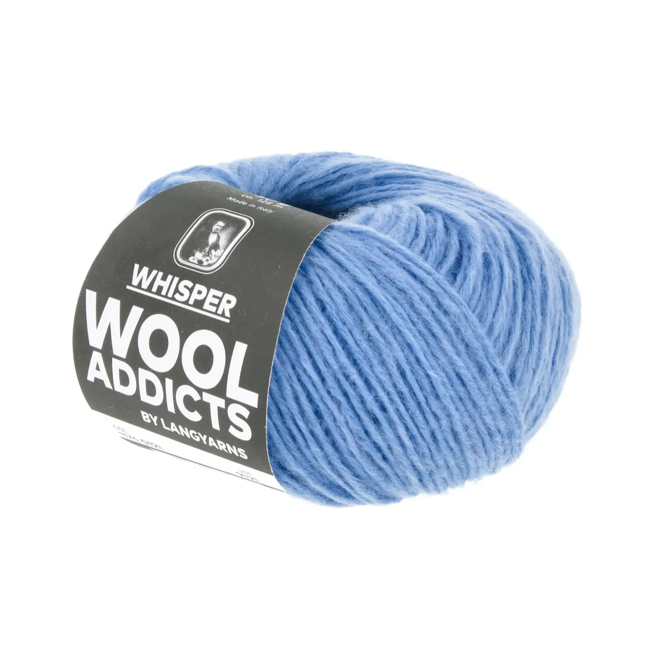 Whisper 121 Lido von Lang Yarns. WHISPER is perfect for summer projects that breathe flow and make an impression without ever shouting for attention. This 4-ply linen yarn locks soft cotton fibers into its core during the plying process blending the strength of linen with the gentle touch of cotton. It glides whisper-light across your needles or hook turning each stitch into a soft-spoken statement.