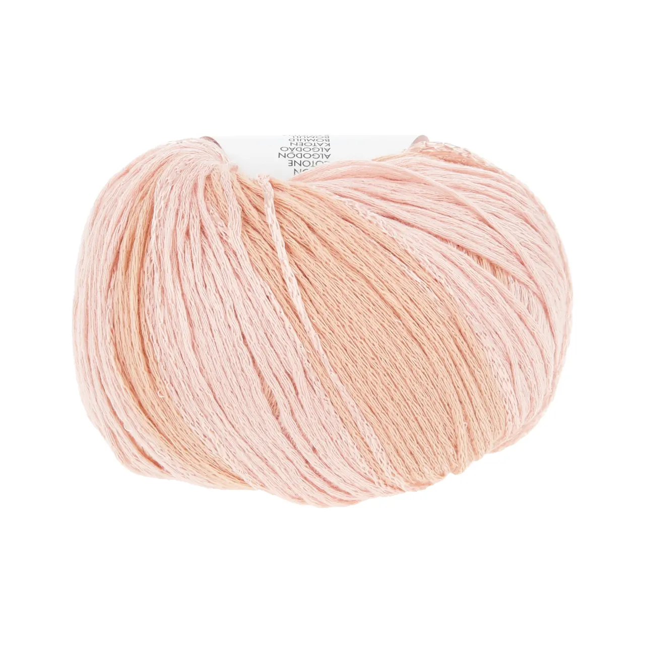 Belle 27 Apricot von Lang Yarns. BELLE begeistert mit einem edlen Spiel aus Glanz und Matt. Die glänzende Viskose trifft auf matte Baumwolle und erzeugt so eine spannende Ton-in-Ton Optik mit subtilen Schimmerstreifen. Das Strickbild wirkt lebendig und elegant zugleich ohne aufdringlich zu sein. Dieses Maschengarn ist ideal für leichte Designs mit dem gewissen Etwas. Ob schlichte Tops luftige Pullover oder elegante Accessoires - BELLE verleiht jedem Stück einen Hauch von Luxus.