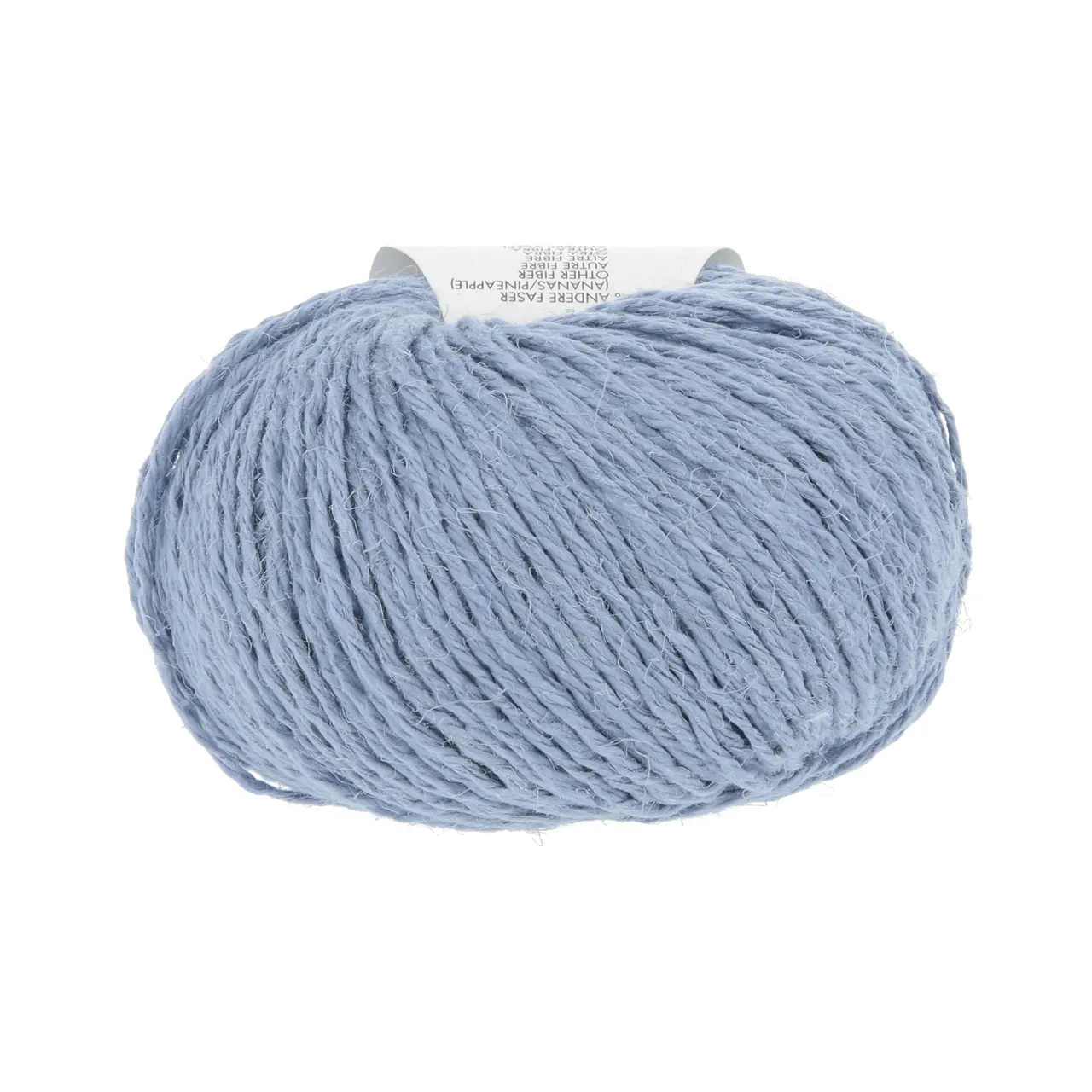 Ananas+ 20 Hellblau von Lang Yarns. ANANAS+ ist die dickere Variante unseres Garns aus Ananasfasern. Es eignet sich perfekt für Wohnaccessoires und dekorative Projekte die eine gute Formstabilität erfordern.