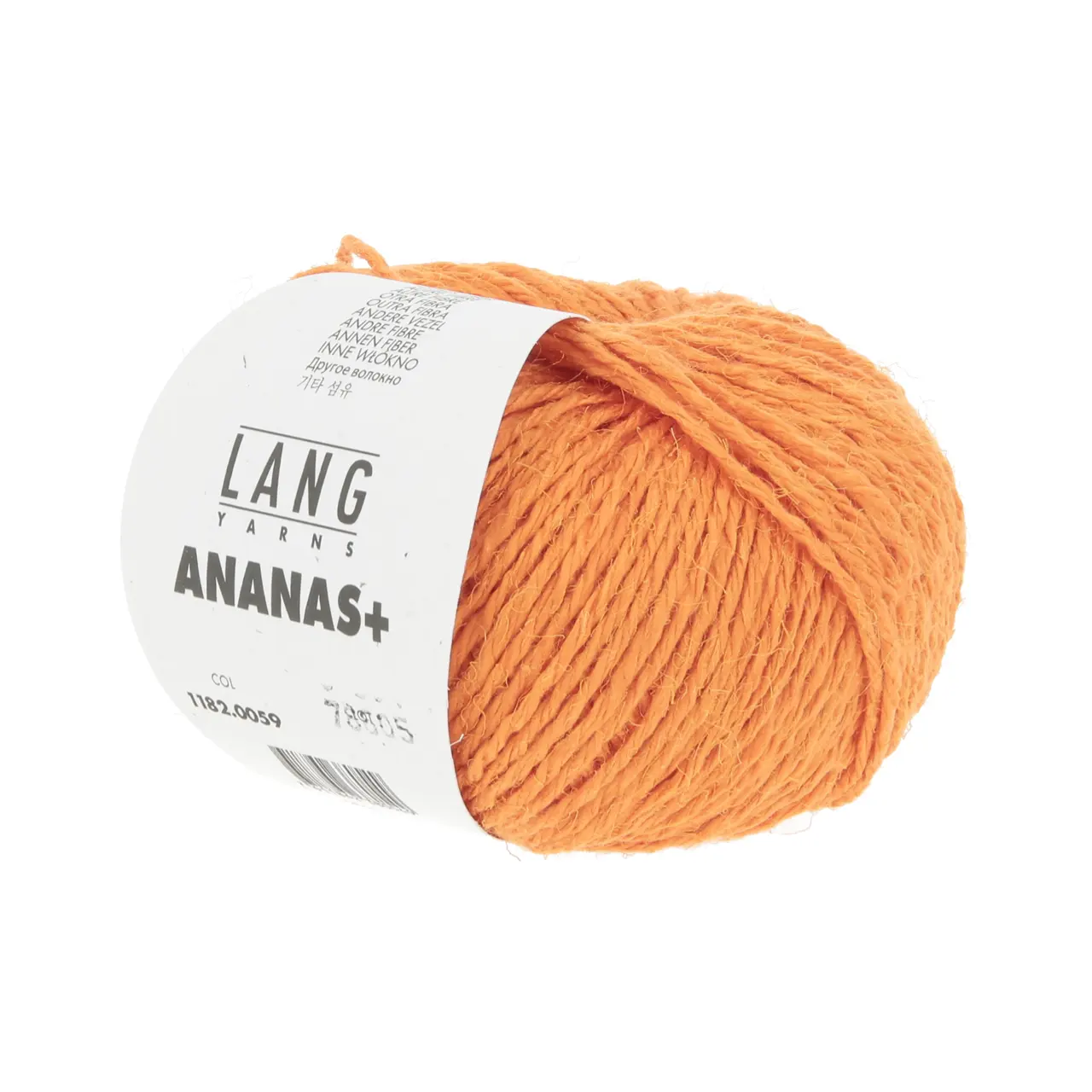 Ananas+ 59 Orange von Lang Yarns. ANANAS+ ist die dickere Variante unseres Garns aus Ananasfasern. Es eignet sich perfekt für Wohnaccessoires und dekorative Projekte die eine gute Formstabilität erfordern.