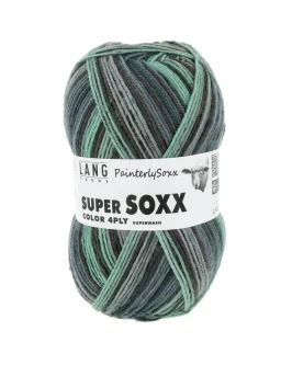 Super Soxx Color 4-Fach <br/>549 Dunkelblau/<wbr>Mint 1150 Viridian