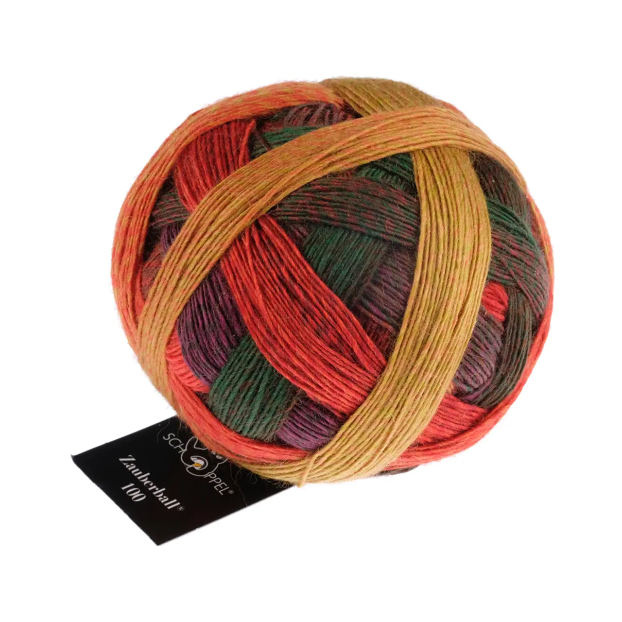 Zauberball® 100 Pro 2479 Belladonna von Schoppel. Das Original. Mit langem Farbverlauf. Jeder Knäuel besitzt ein individuelles und einzigartiges Farbspiel.