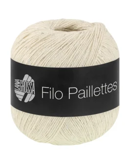 Filo Paillettes <br  />2&nbsp;Creme