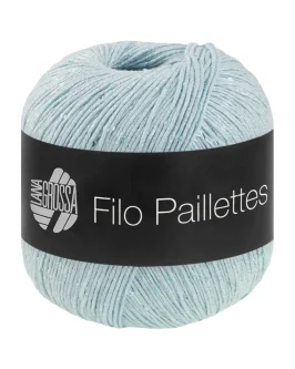 Filo Paillettes <br  />9&nbsp;Eisblau