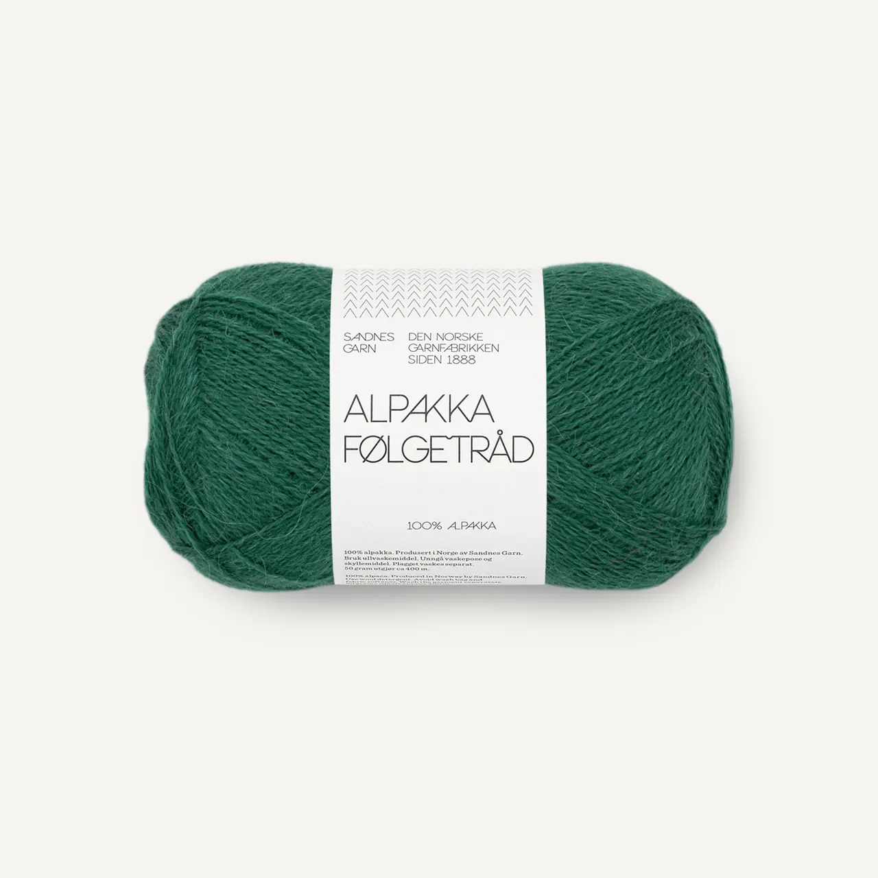 Alpakka Følgetråd 7772 Rain Forest von Sandnes Garn. Ein Beilaufgarn aus reiner Alpaka-Schurwolle