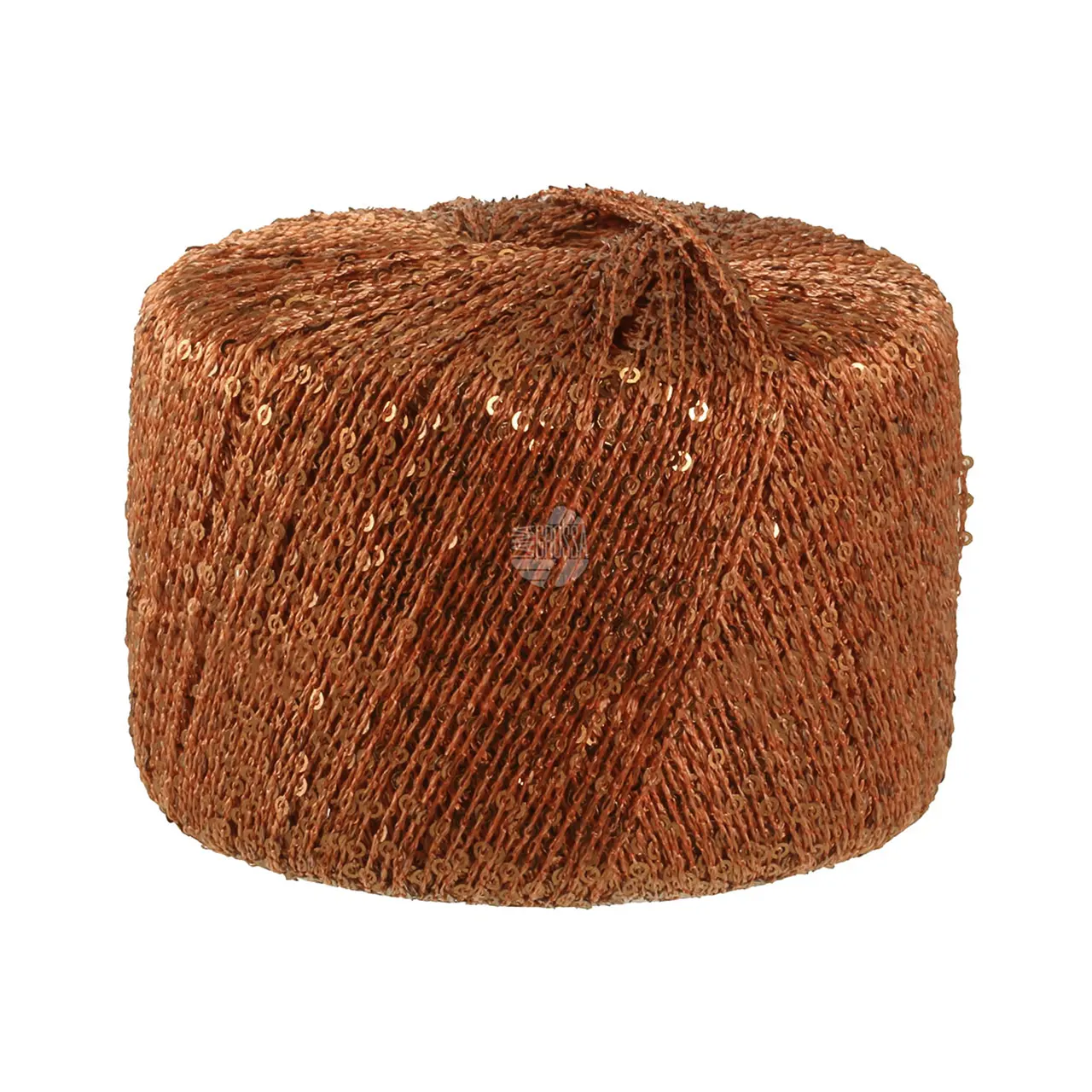 Glamour 13 Zimtbraun von Lana Grossa. Beilaufgarn mit Pailletten