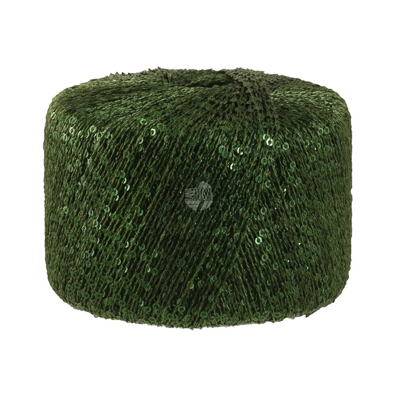 Glamour 16 Dunkelgrün von Lana Grossa. Beilaufgarn mit Pailletten