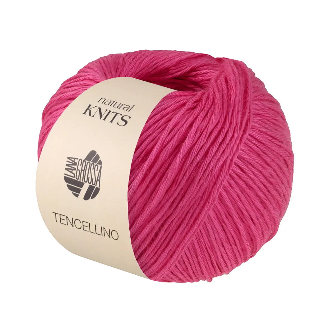 Tencellino 12 Pink von Lana Grossa. Klassisch verzirntes Garn aus natürlich mattem Leinen und seidig glänzendem Tencel