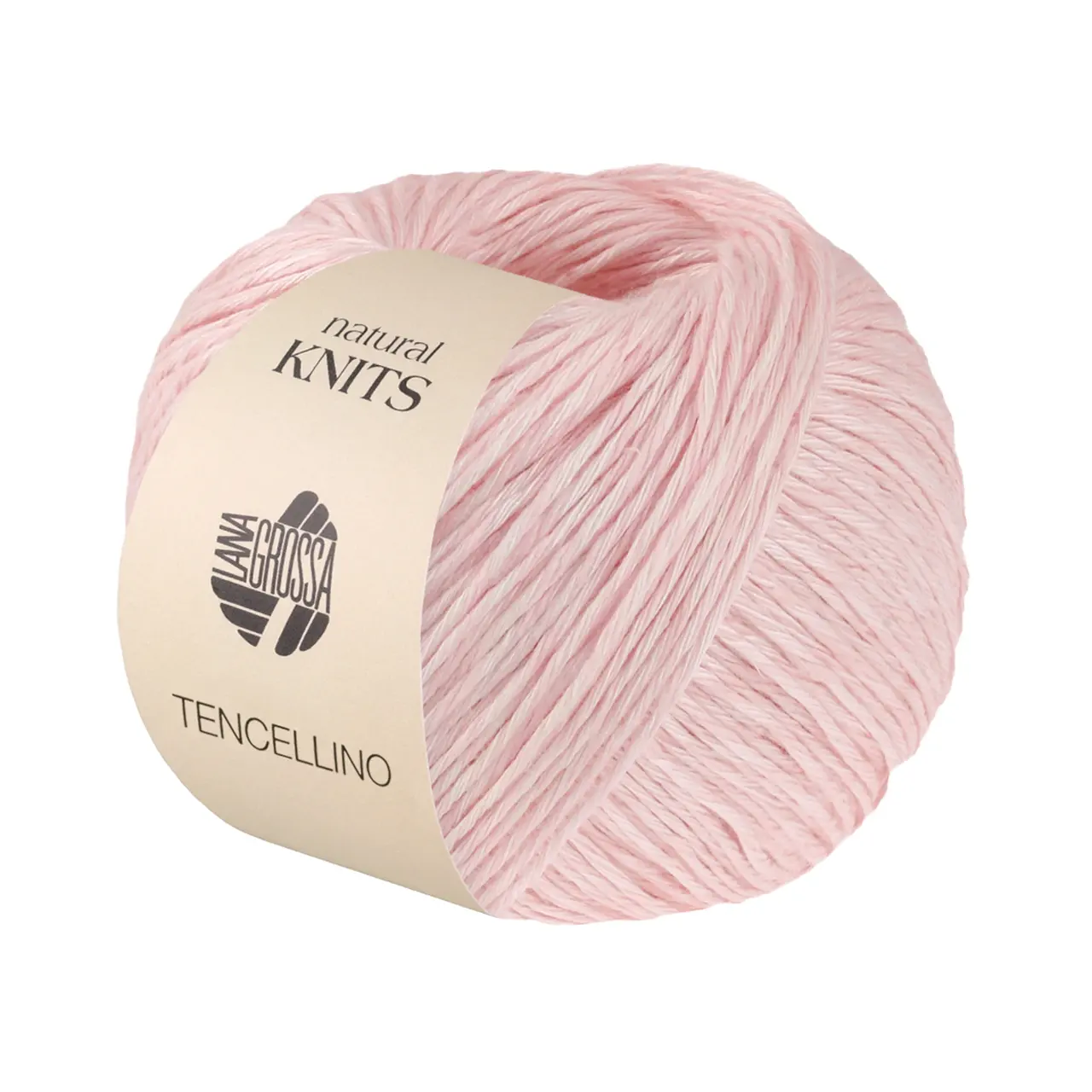 Tencellino 13 Rosa von Lana Grossa. Klassisch verzirntes Garn aus natürlich mattem Leinen und seidig glänzendem Tencel