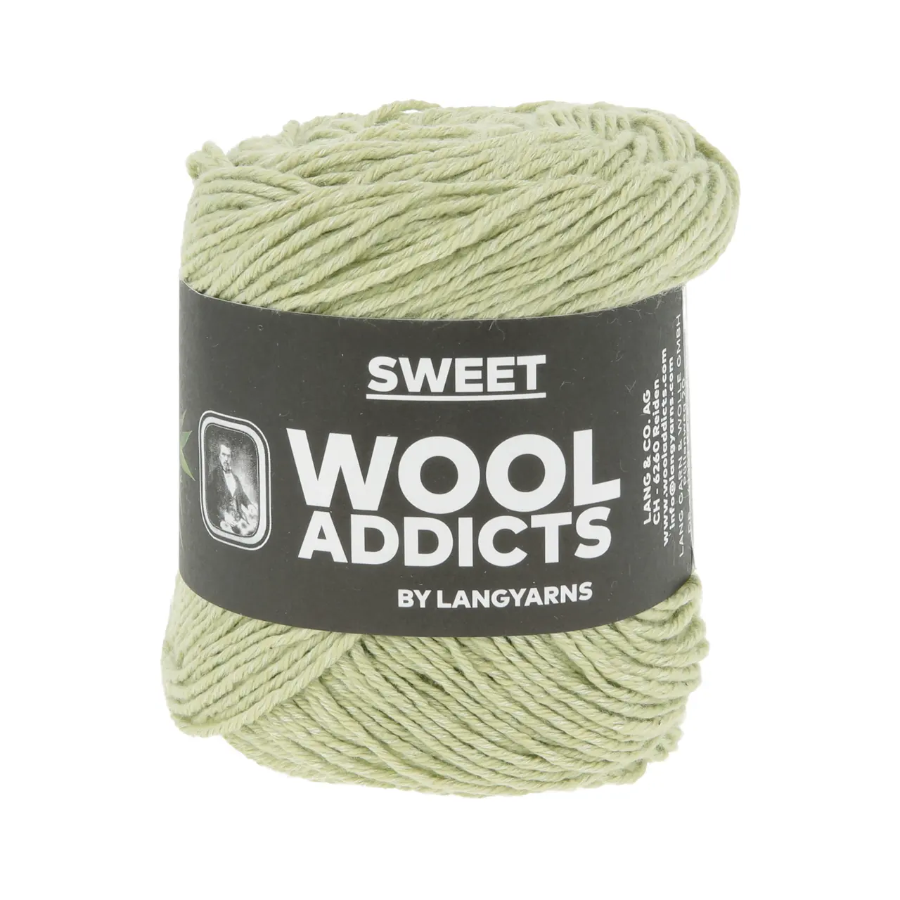 Sweet 116 Pistachio von Lang Yarns. Meet SWEET your new yarn crush. With 55% cotton and 45% bamboo viscose it’s got that silky shine and buttery-smooth feel that will have your needles swooning. And the drape you ask? Utterly irresistible.