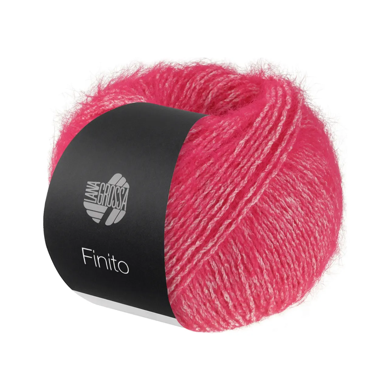 Finito 19 Bobonrosa/Creme von Lana Grossa. Sommerliches Flauschgarn mit Baumwolle