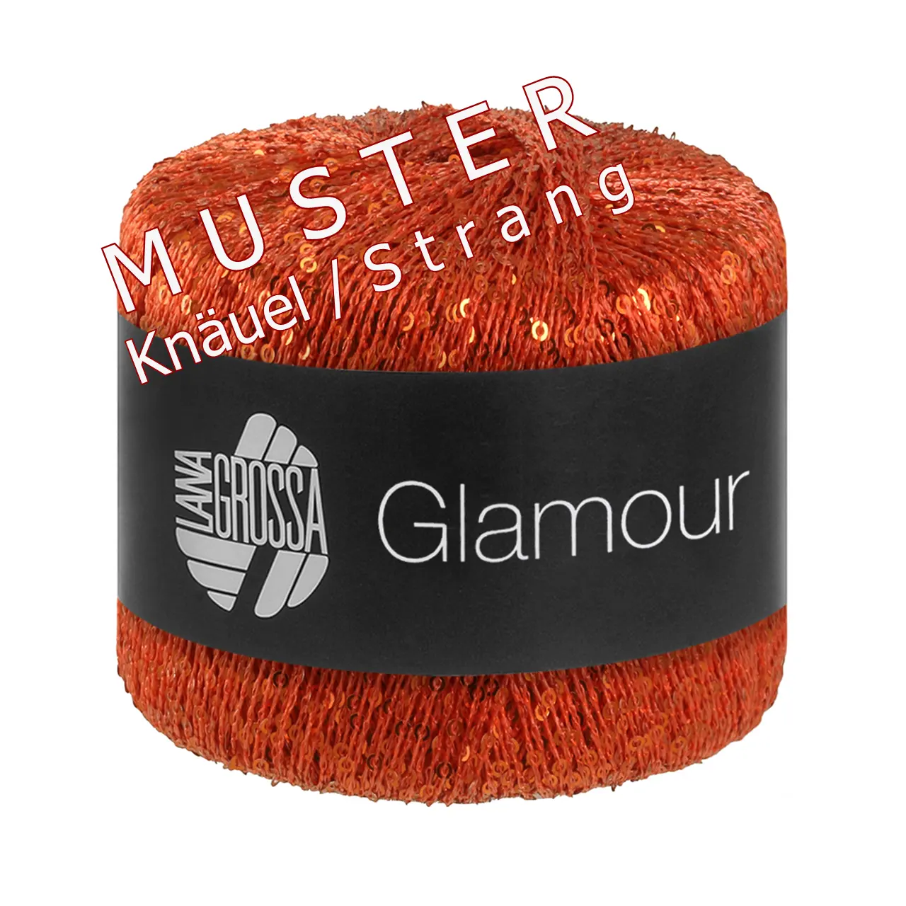 Glamour 2 Graulila von Lana Grossa. Beilaufgarn mit Pailletten