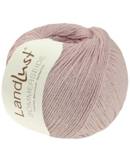 Landlust Sommerseide Uni <br />65 Pastellrosa