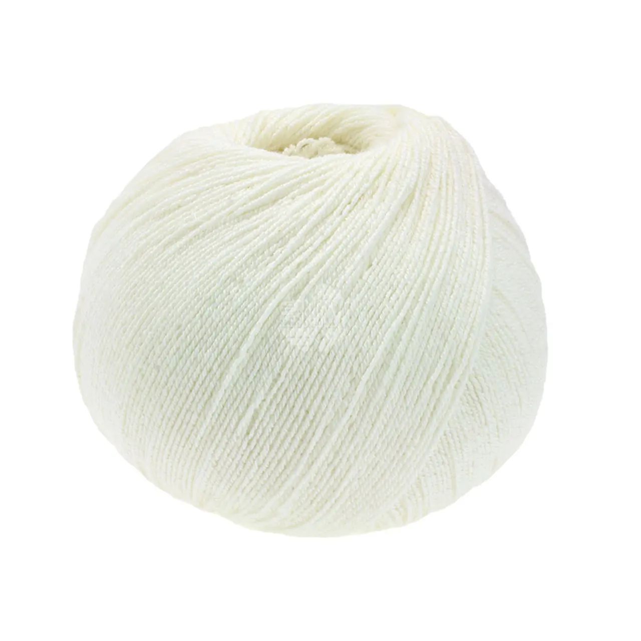 Meilenweit 100 Cotton Bamboo 9 Weiß von Lana Grossa. 4-fädiger Bambus-Sockenklassiker waschmaschinenfest