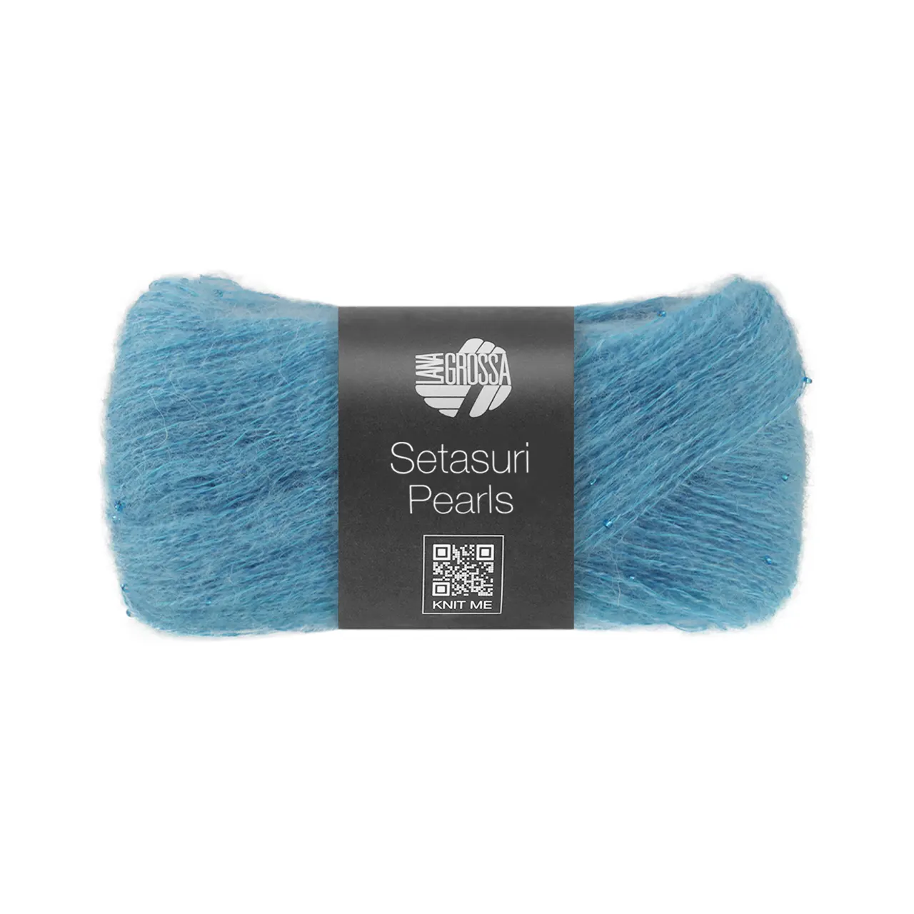 Setasuri Pearls 210 Türkis von Lana Grossa. Feines Lace-Garn aus Suri-Alpakafasern mit Seide und Glasperlen