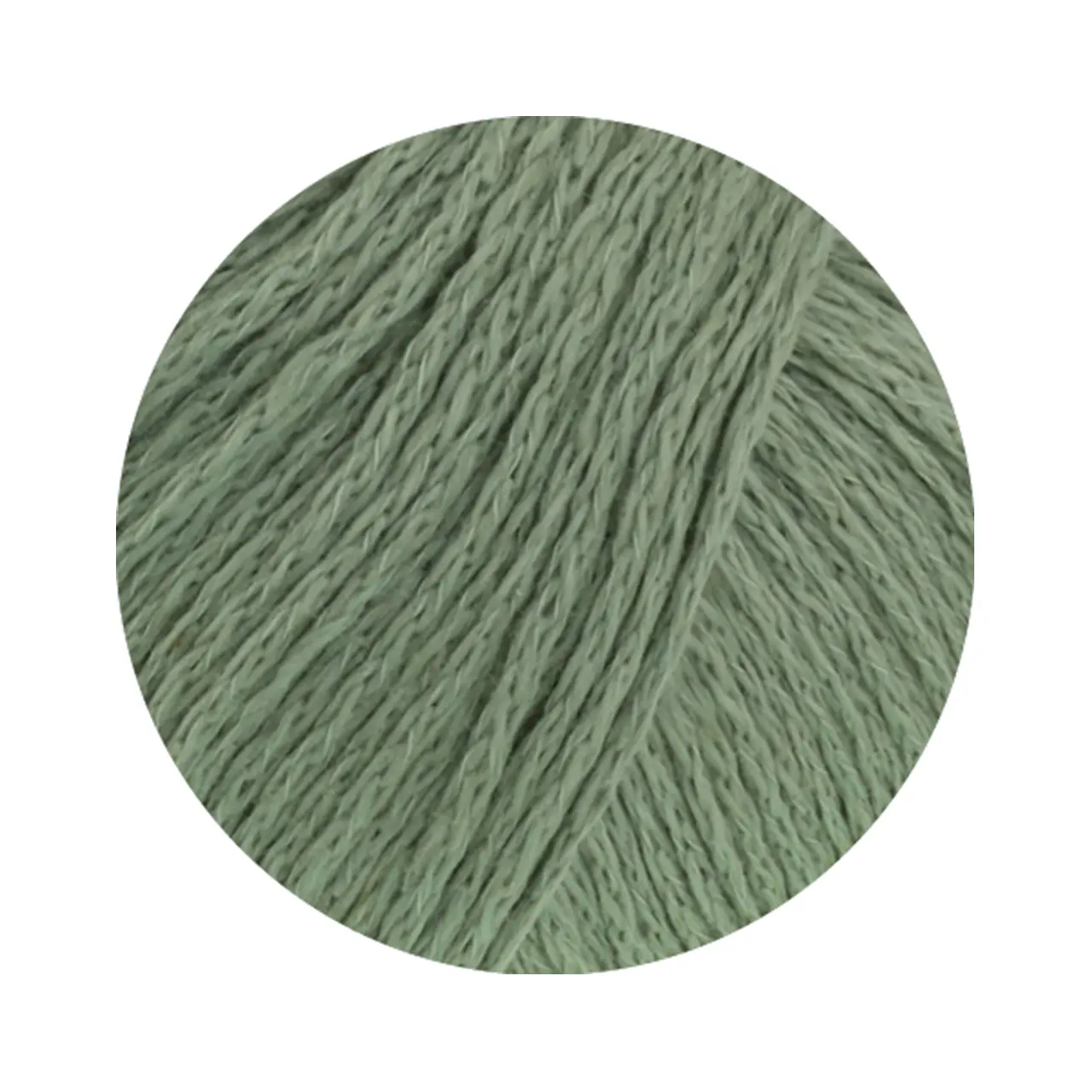 Summer Cashmere 23 Resedagrün von Lana Grossa. Feines Kettengarn aus Baumwolle und Kaschmir