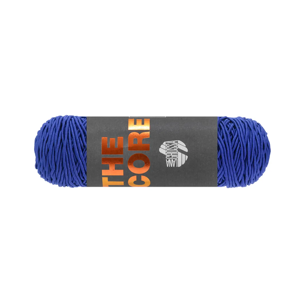 The Core 29 Tintenblau von Lana Grossa. Stabiles umwickeltes Baumwollgarn - ideal für Dekoartikel & Taschen