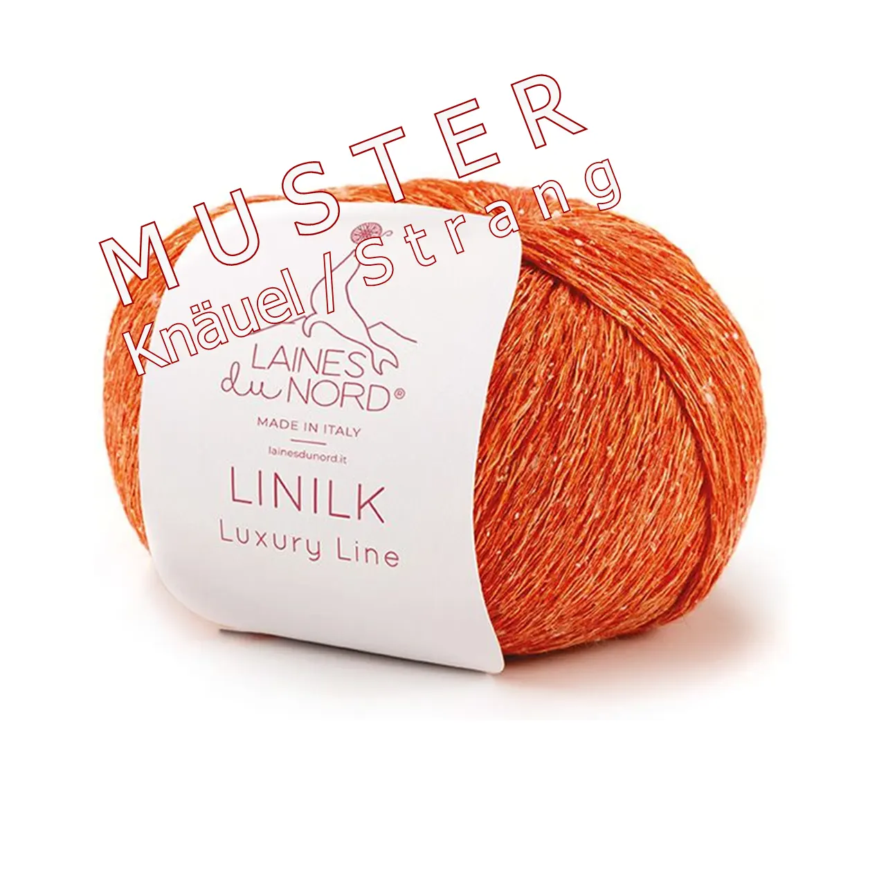 Linilk 17 Eisblau von Laines Du Nord. Eine leichte elegante und natürliche Verbindung der frischen strukturierten Haptik von Leinen mit der edlen Weichheit von Seide. Ideal für luftige Strickprojekte und sommerliche Kleidungsstücke mit purem Charakter.