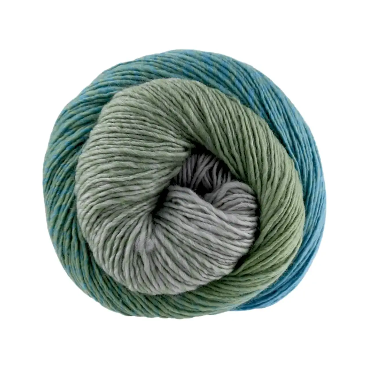 Poema Cashmere 205 Graublau/Salbeigrün/Steingrau von Laines Du Nord. Hier vereint sich die edelste Faser Kaschmir mit feinster Premium-Merinowolle um das eleganteste Gedicht des Strick-Universums zu komponieren.