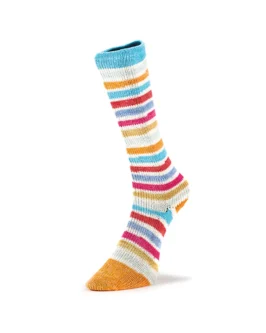 Summer Socks Infinity <br/>600&nbsp;Orange/<wbr>Hellgrau/<wbr>Pink/<wbr>Türkis/<wbr>Rot