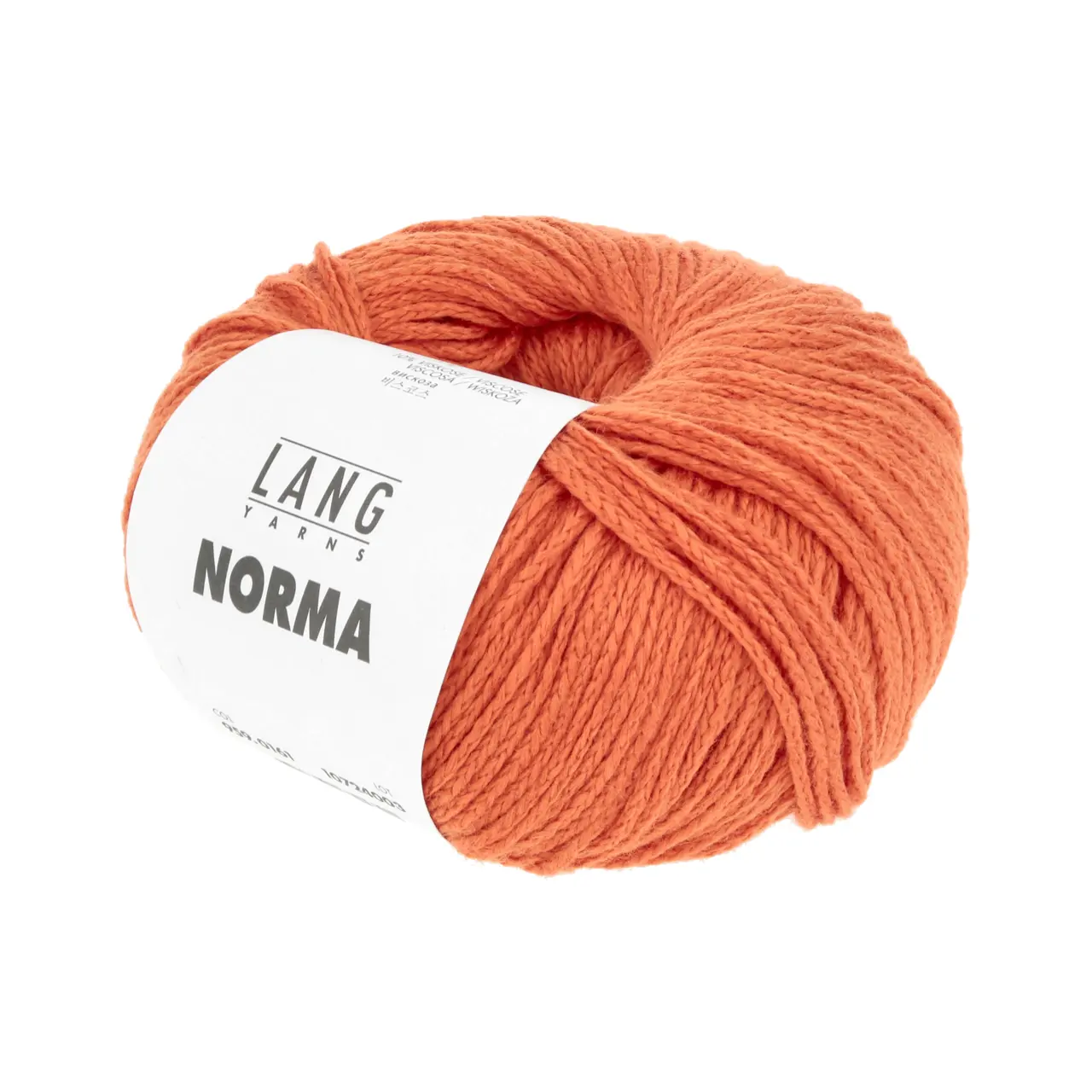 Norma 161 Tomate von Lang Yarns. Die Fasermischung aus feinster Baumwolle und hochwertiger Viskose macht aus diesem Garn einen Alleskönner. Der hautfreundliche Griff die Weichheit und das Volumen durch die innovative Konstruktion geben dem Garn einen wolligen Charakter. Ein typischer Vertreter der Ganzjahresgarne.