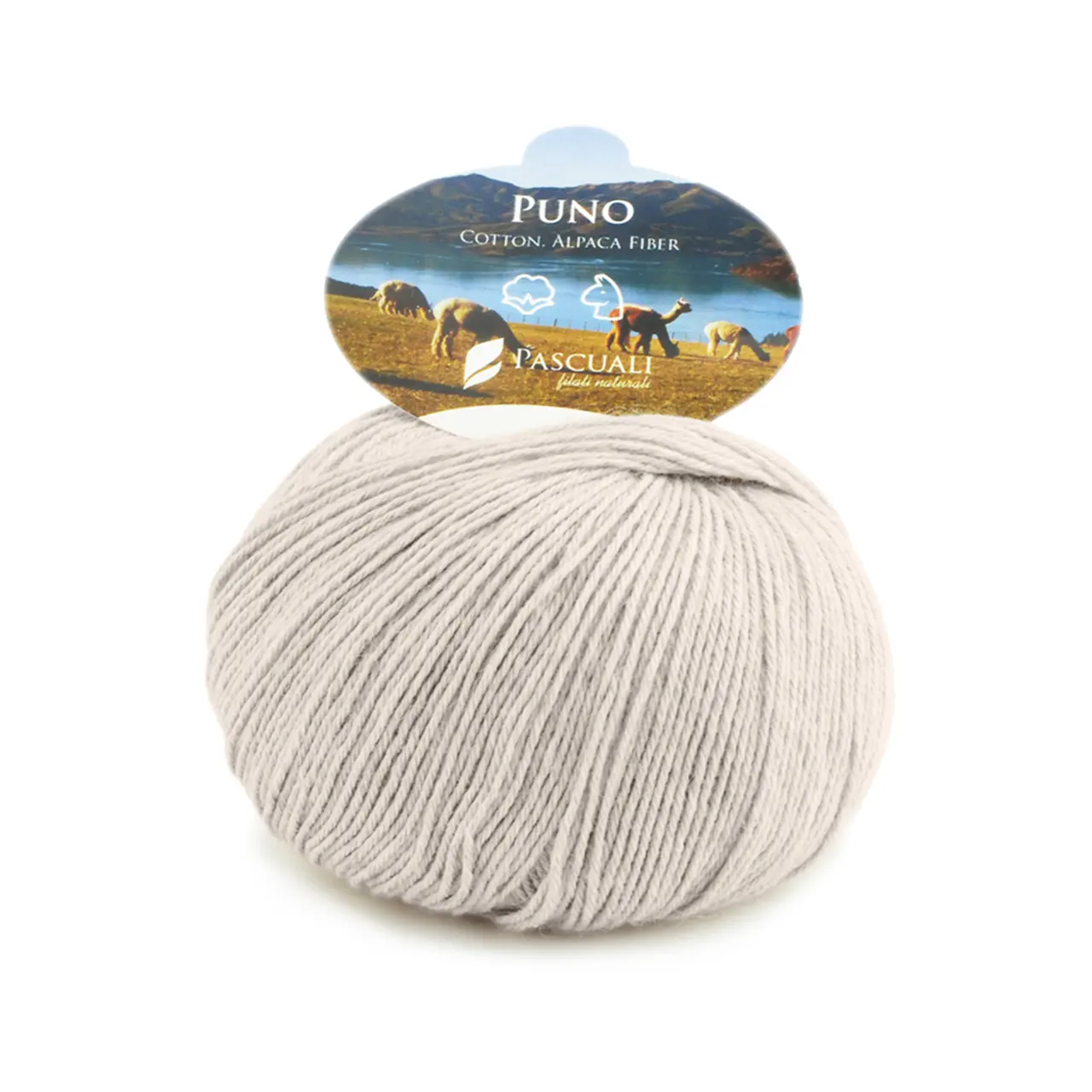 Puno 22 Balsabaum von Pascuali. Eine traumhaft weiche Mischung aus Baumwolle und Alpakawolle. Das Garn eignet sich perfekt für leichte Oberteile und ebenso gut für Accessoires wie Schals oder Tücher. Puno ist angenehm weich und kann auch direkt auf der Haut getragen werden.