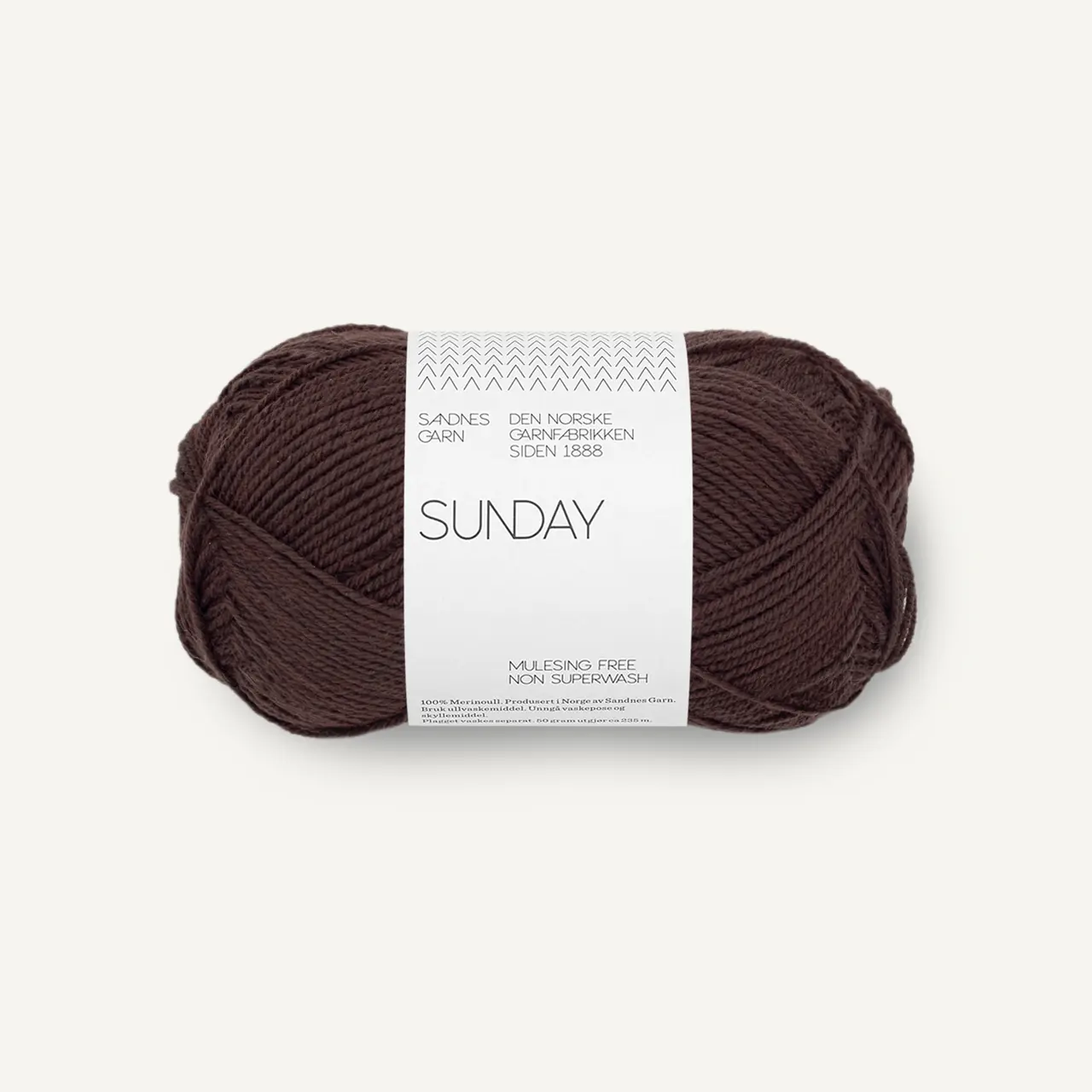 Sunday 3591 Chocolate Plum von Sandnes Garn. Ein zauberhaft leichtes Merinogarn nicht Superwash behandelt