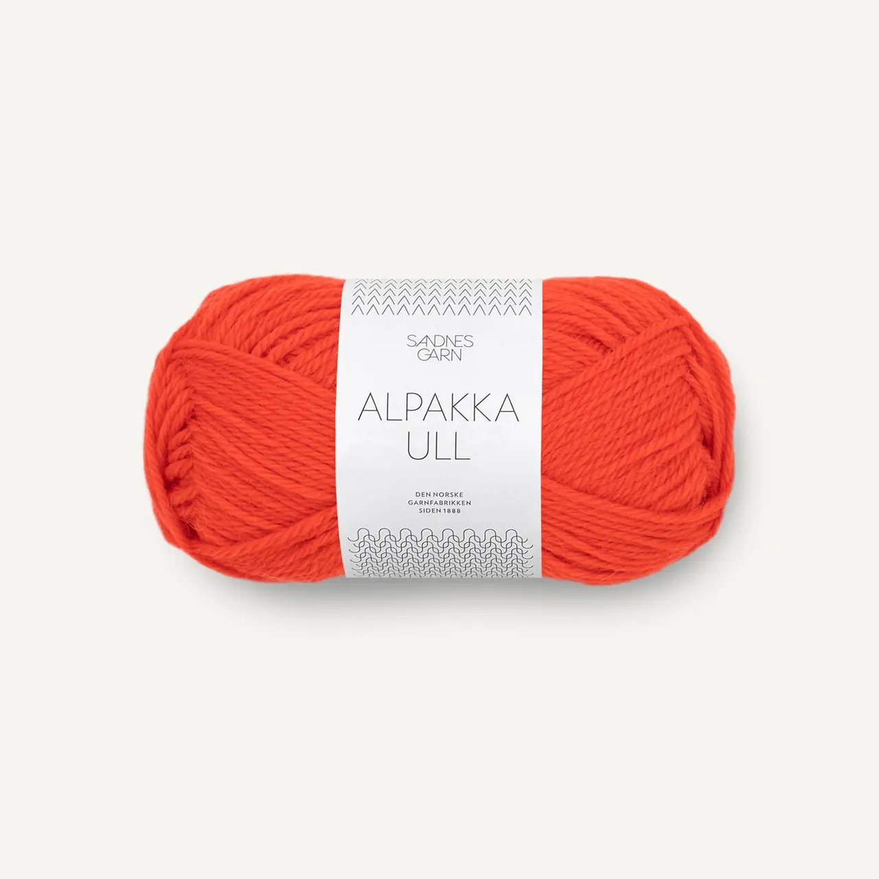Alpakka Ull 3819 Spicy Orange von Sandnes Garn. Leicht wie Wolle und warm wie Alpaka.