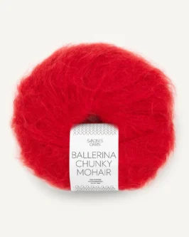 Ballerina Chunky Mohair <br>4219&nbsp;True Red