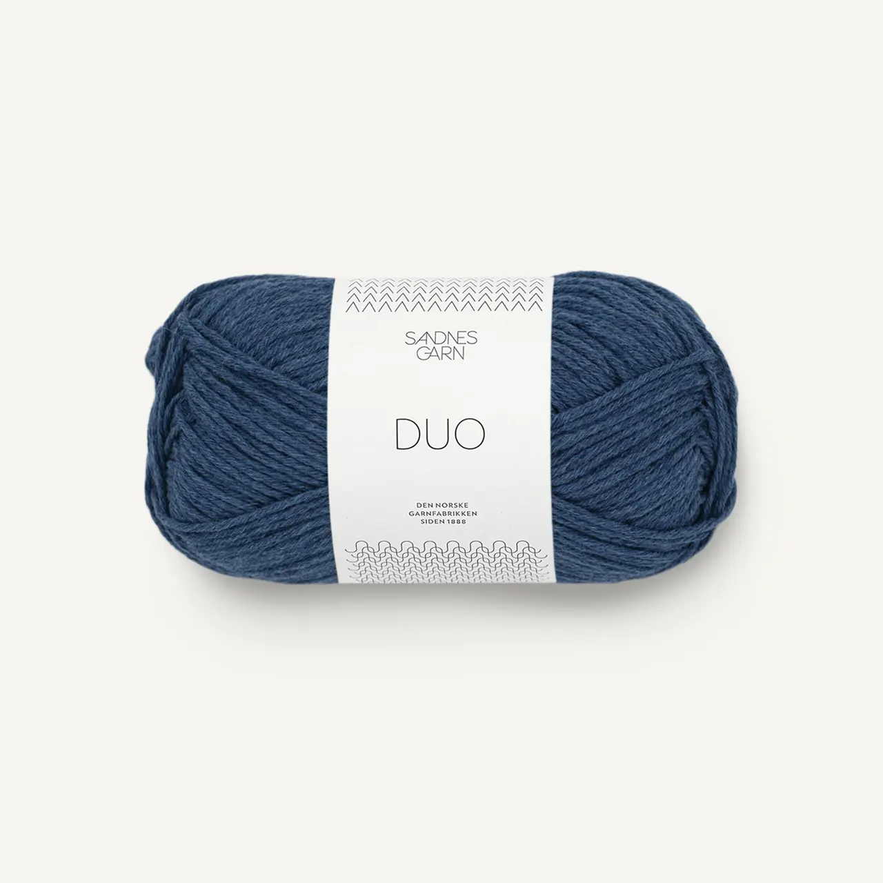 Duo 5864 Blå Melert von Sandnes Garn. Weich wie Baumwolle und warm wie Wolle.