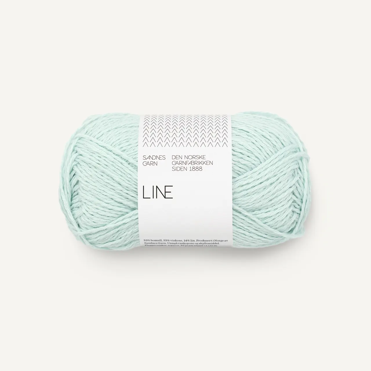 Line 7911 Mint Green von Sandnes Garn. Ein angenehm widerstandsfähiges Garn