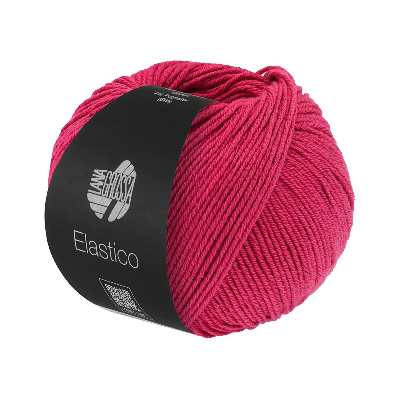 Elastico 201 Asternrot von Lana Grossa. Baumwoll-Klassiker mit leichtem Stretchanteil