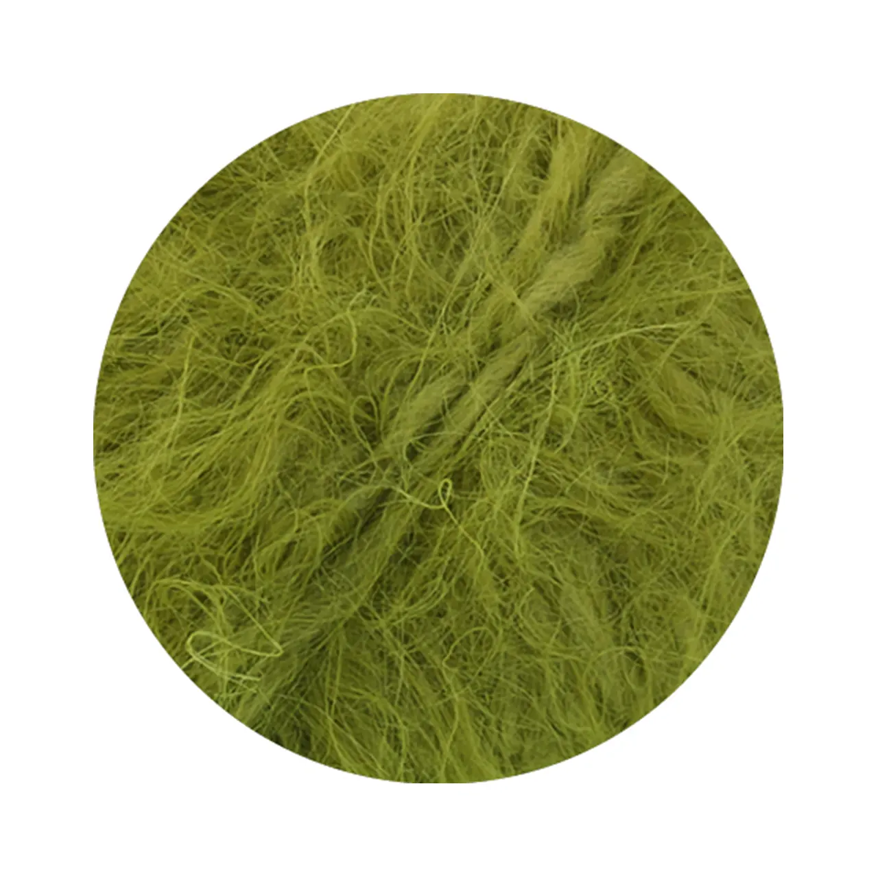 Basta 39 Helloliv von Lana Grossa. Garn im Fake Fur Look locker verzwirnt aus einem Franseneffekt und feinen Merinofasern
