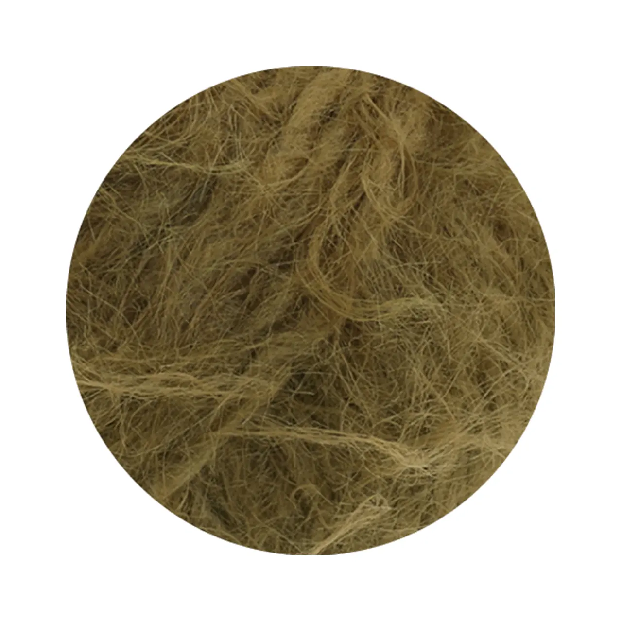 Basta 42 Nussbraun von Lana Grossa. Garn im Fake Fur Look locker verzwirnt aus einem Franseneffekt und feinen Merinofasern
