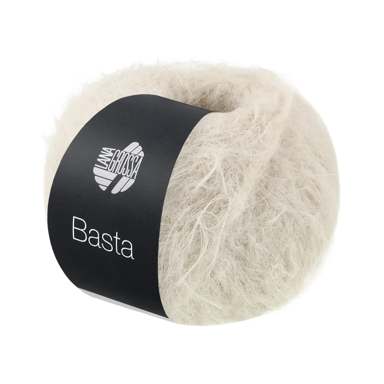 Basta 43 Muschel von Lana Grossa. Garn im Fake Fur Look locker verzwirnt aus einem Franseneffekt und feinen Merinofasern