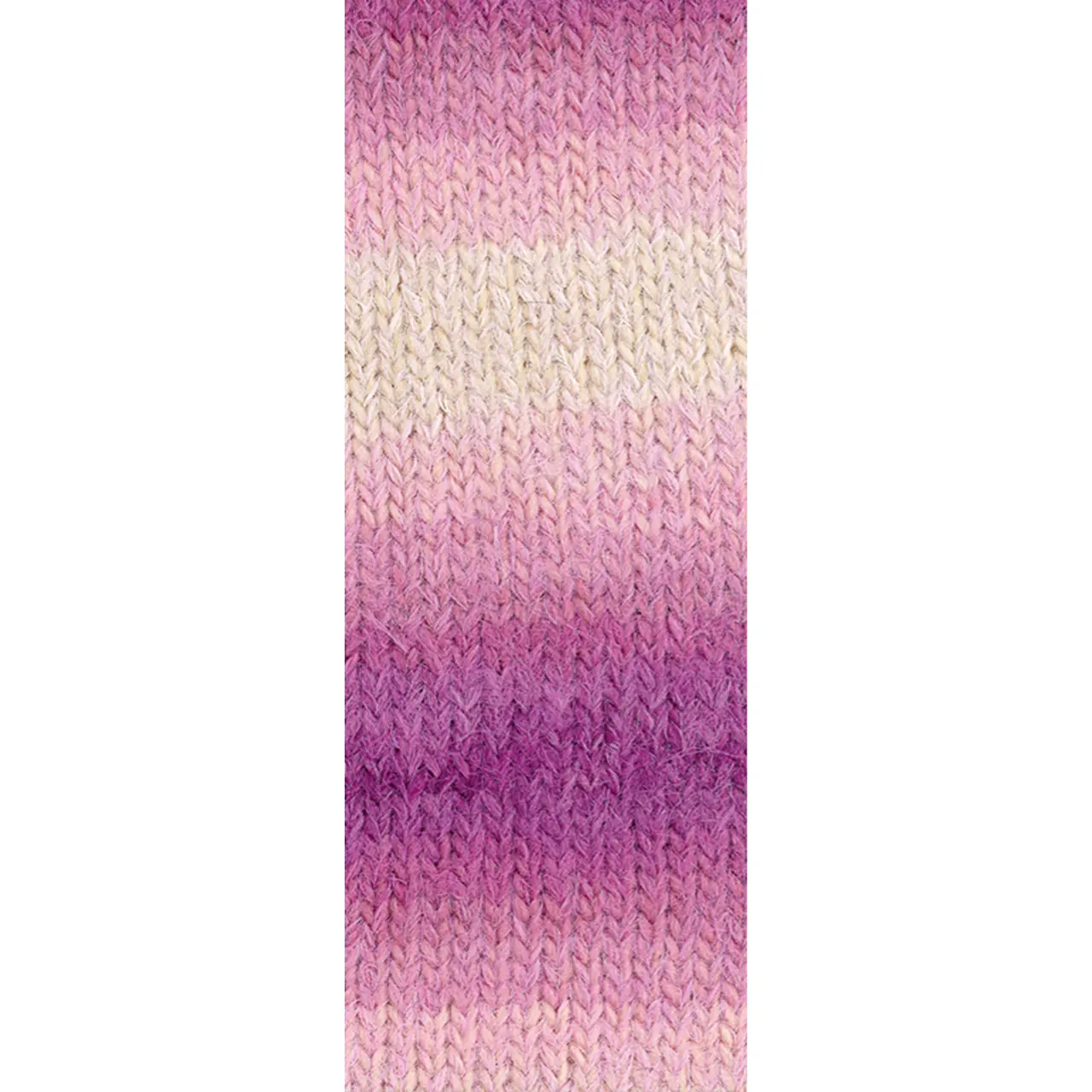 Basta Mista 123 Rotviolett/Fuchsia/Pink/Rosa/Rohweiß/Muschel von Lana Grossa. Garn im Fake Fur Look locker verzwirnt aus einem Franseneffekt und feinen Merinofasern
