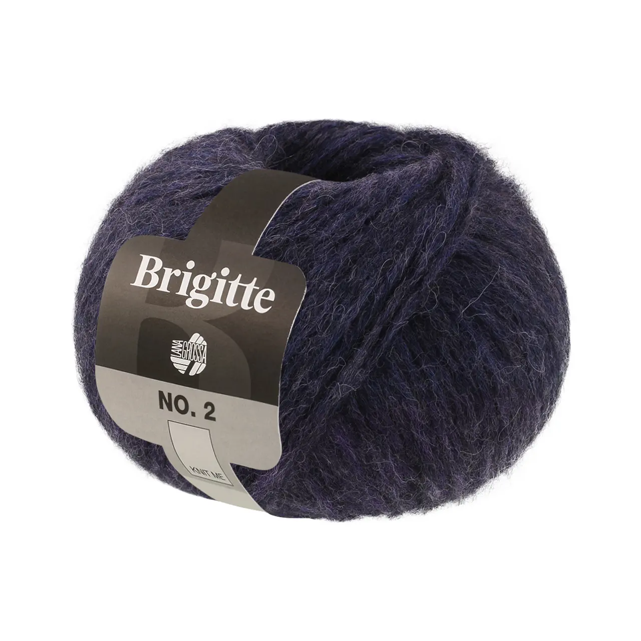 Brigitte No. 2 84 Schwarzblau von Lana Grossa. Edle Netzgarnstruktur aus Alpaka und Baumwolle